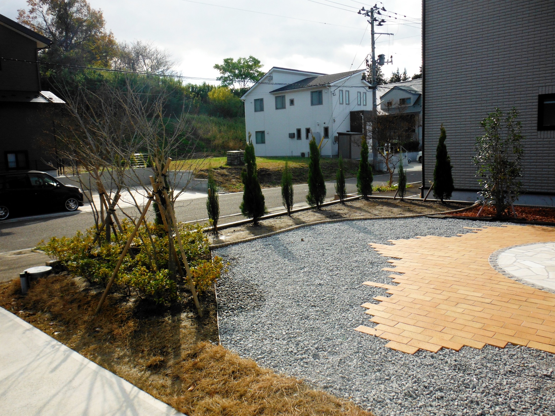 緑に囲まれた、アウトドアを楽しむお庭　(郡山市-O様邸)