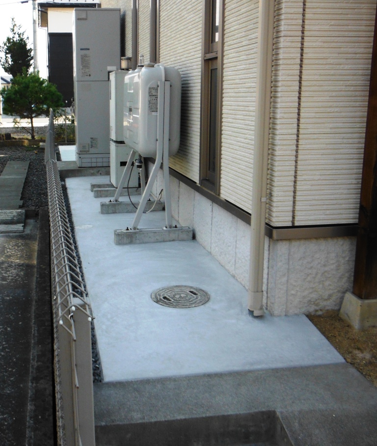 家まわりコンクリート