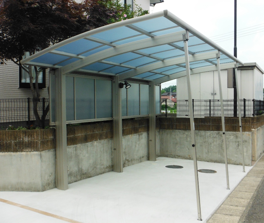 郡山市　カーポート　駐車場