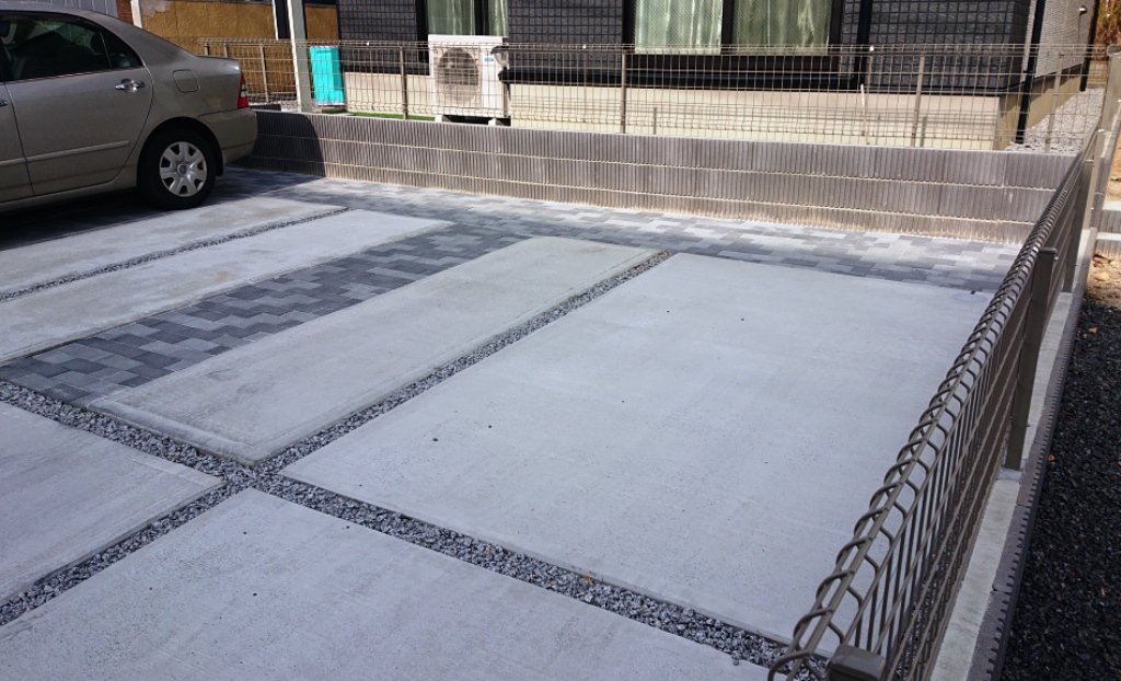 駐車場を２台から３台に　郡山市Ａ様邸