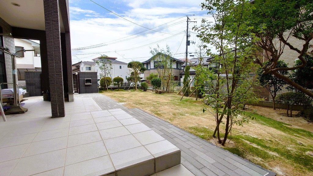 郡山市内のガーデンリフォーム工事です。