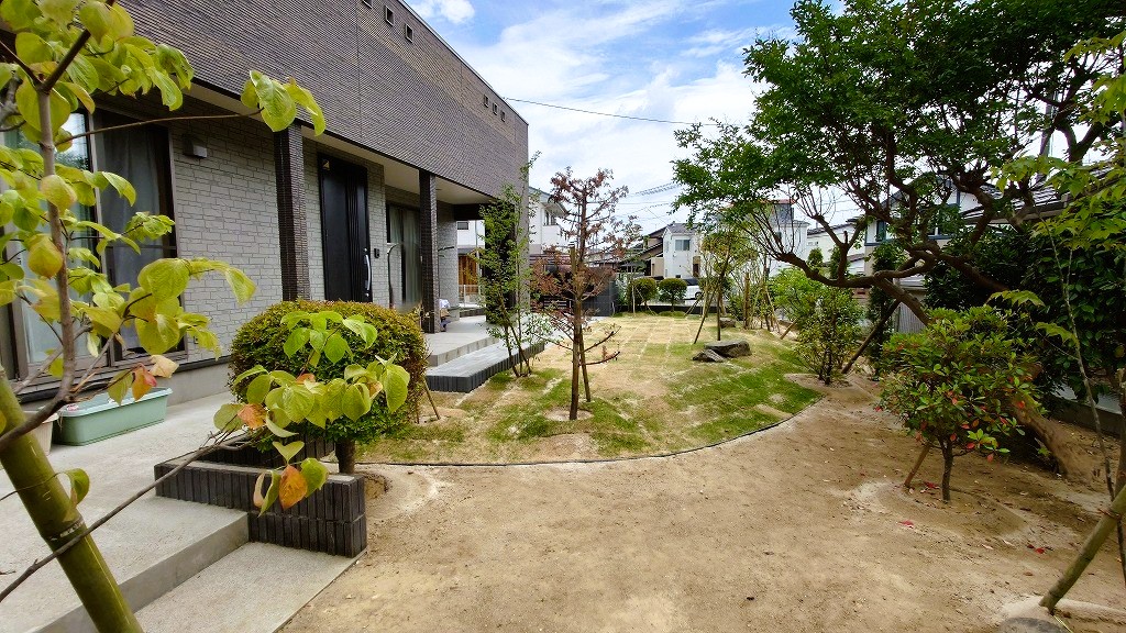 郡山市内のガーデンリフォーム工事です。