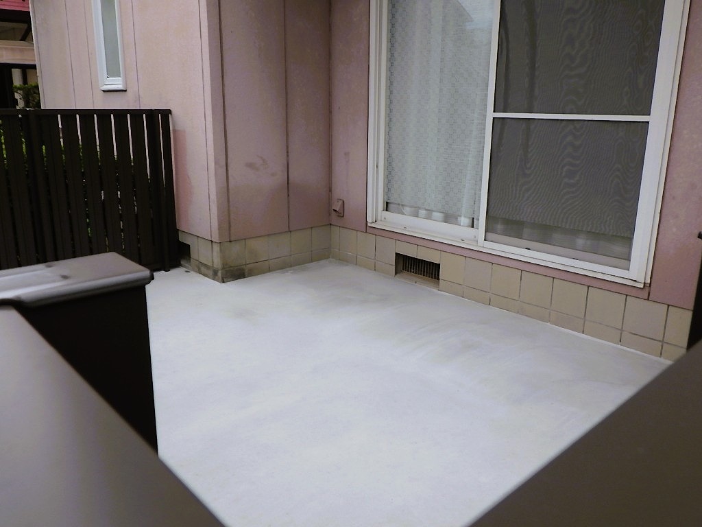 福島市　デッキ延長　目隠しフェンス