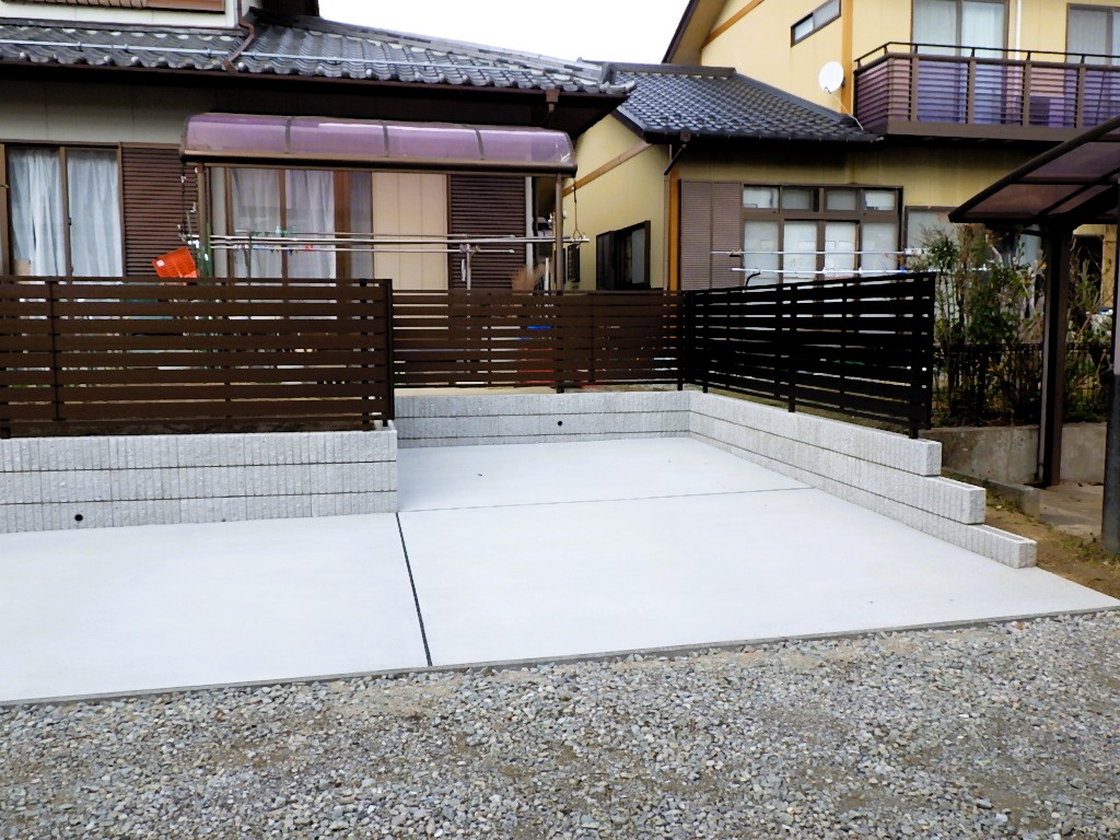 駐車場増設　郡山市内