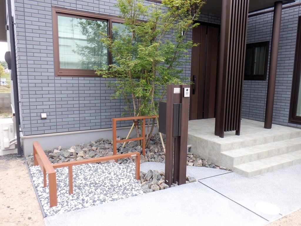 福島県須賀川市の新築外構工事