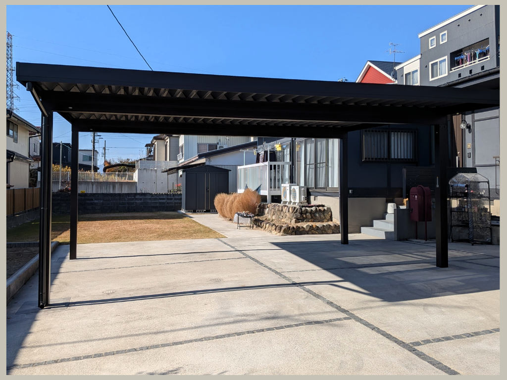 カーポート新設　リフォーム工事