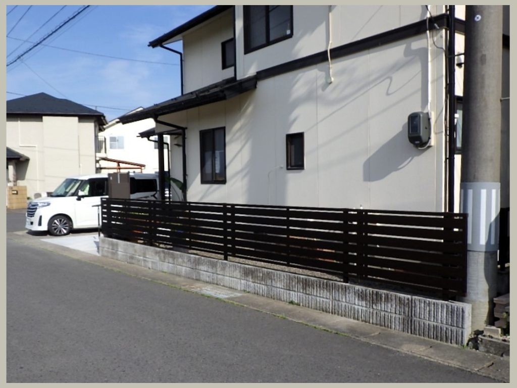 福島県郡山市の駐車場増設工事です