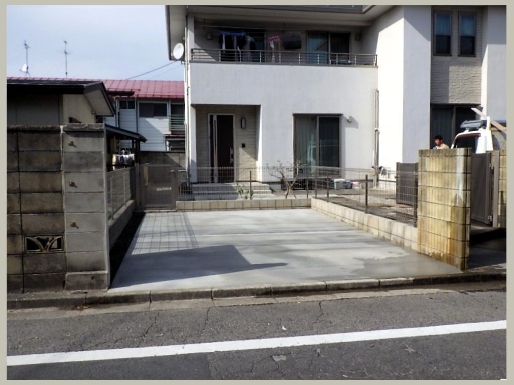 福島県郡山市　駐車場拡張工事