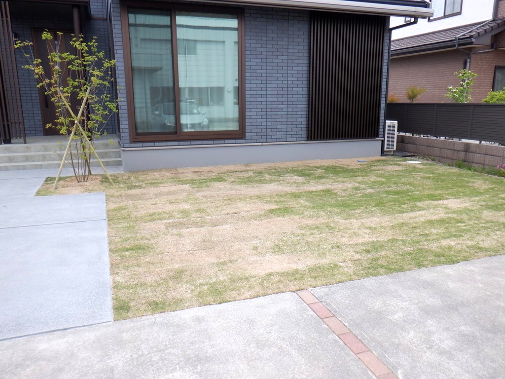 福島県須賀川市の新築外構工事
