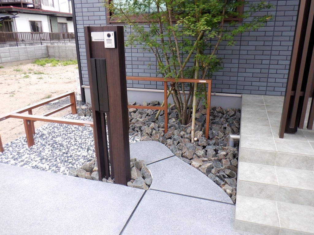 福島県須賀川市の新築外構工事